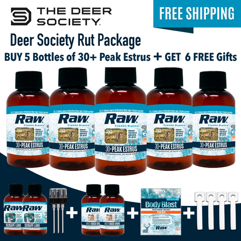 Deer Society Rut Package - Buy 5 Bottles Get 6 Free
